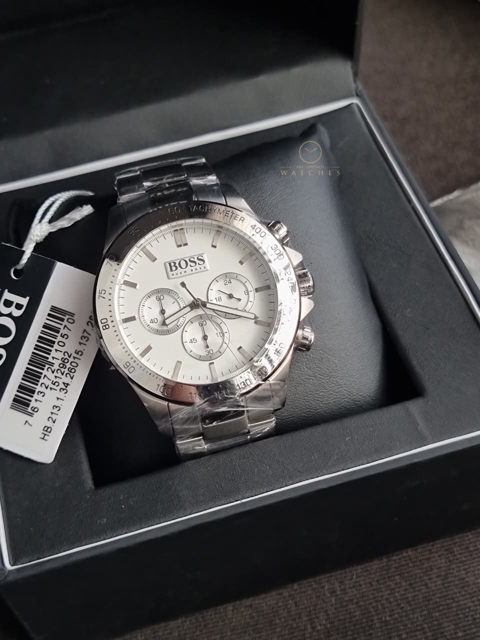 Hugo Boss Men’s Chronograph Quartz Stainless Steel 44mm Watch 1512962