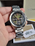Michael Kors Men’s Quartz Silver Stainless Steel Green Dial 45mm Watch MK8984