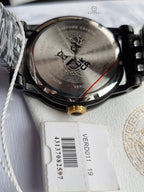 Versace Men’s Quartz Swiss Made Two-tone Stainless Steel Black Dial 43mm Watch VERD01119