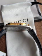 Gucci 25H Quartz Steel/Gold 38mm Golden Brass YA163418