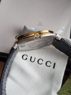 Gucci 25H Quartz Steel/Gold 38mm Golden Brass YA163418
