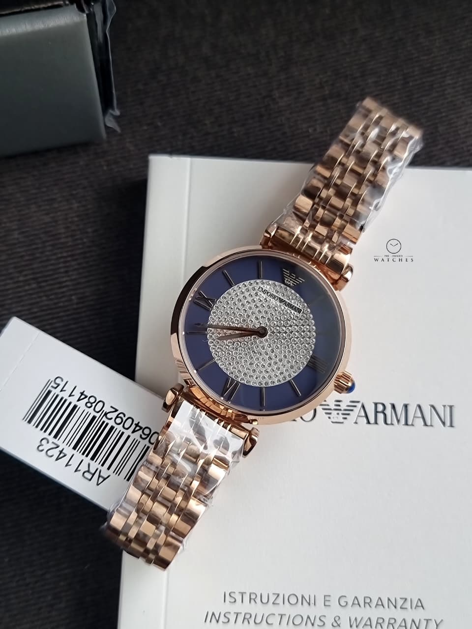 Emporio Armani Women’s Quartz Stainless Steel MultiColour Dial 32mm Watch AR11423