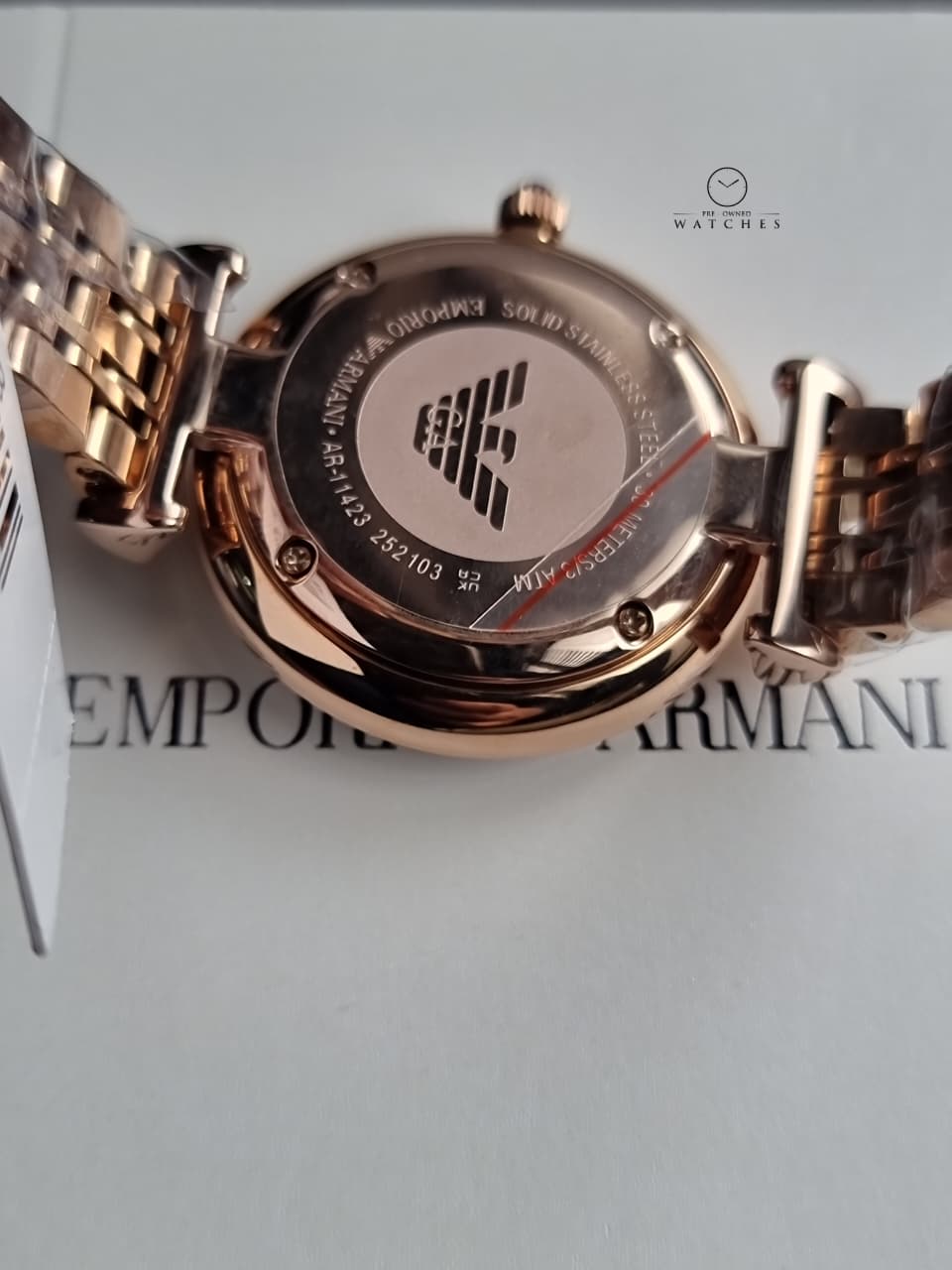 Emporio Armani Women’s Quartz Stainless Steel MultiColour Dial 32mm Watch AR11423