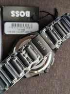Hugo Boss Men’s Quartz Black Stainless Steel Black Dial 44mm Watch 1514068