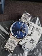 Tag Heuer Carrera Men’s Automatic Swiss Made Silver Stainless Steel Blue Dial 41mm Watch WAR201E.BA0723