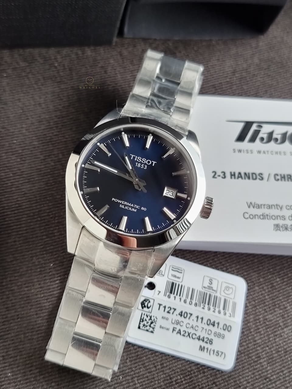 TISSOT GENTLEMAN POWERMATIC 80 SILICIUM T127.407.11.041.00