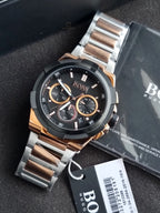 Hugo Boss Men’s Stainless Steel Black Dial 46mm Watch 1513358