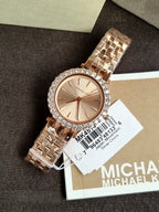 Michael Kors Women’s Quartz Stainless Steel Rose Gold Dial 35mm Watch MK4514