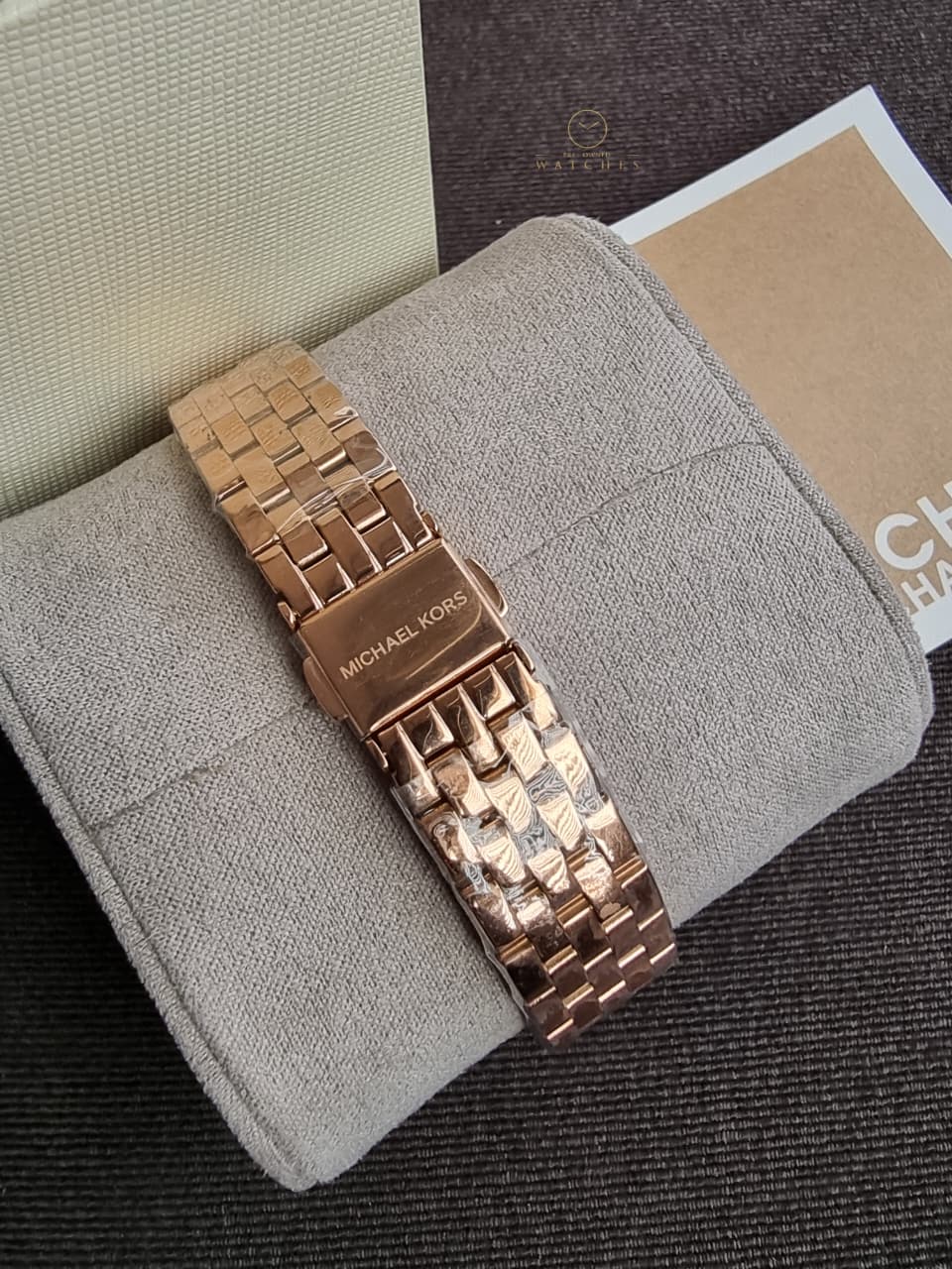 Michael Kors Women’s Quartz Stainless Steel Rose Gold Dial 35mm Watch MK4514