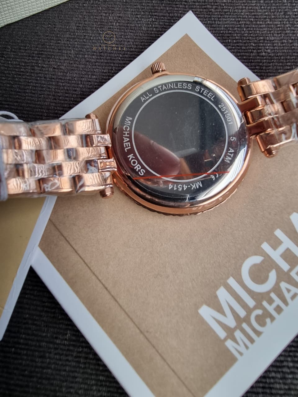 Michael Kors Women’s Quartz Stainless Steel Rose Gold Dial 35mm Watch MK4514