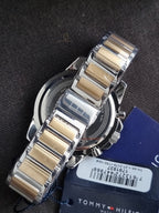 Tommy Hilfiger Men’s Quartz Two-tone Stainless Steel Blue Dial 45mm Watch 1791937