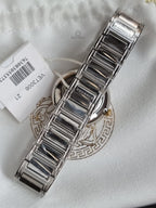 Versace Women’s Quartz Swiss Made Silver Stainless Steel Silver Dial 28mm Watch VET300621