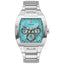 Guess Men’s Quartz Silver Stainless Steel Blue Dial 42mm Watch GW0456G4