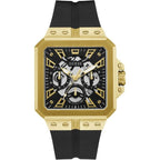 Guess Men’s Quartz Black Silicone Strap Black Dial 42mm Watch GW0637G2