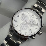TISSOT Men’s Quartz Swiss Made Stainless Steel Silver Dial 45mm Watch T116.617.11.037.00