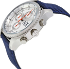 Men's Leather Chronograph Buckle Watch AX1609