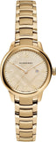 Burberry Gold Stainless Steel Gold Dial Quartz Watch for Ladies - BU10109
