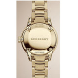 Burberry Gold Stainless Steel Gold Dial Quartz Watch for Ladies - BU10109