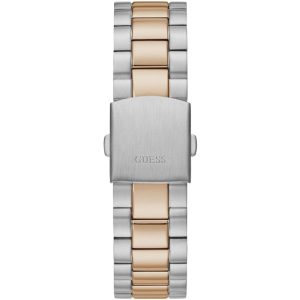 Guess Men’s Quartz Two Tone Stainless Steel Blue Dial 42mm Watch GW0265G12