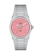 Tissot PRX Quartz Pink Dial Silver Steel Strap Watch for Women - T137.210.11.331.00