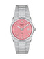 Tissot PRX Quartz Pink Dial Silver Steel Strap Watch for Women - T137.210.11.331.00