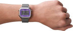 Fossil Retro Digital Grey Mesh Bracelet Positive Display Dial Digital Watch for Gents - FS5888