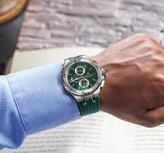 Maurice Lacroix Aikon Quartz Chronograph Green AI1018-SS000-630-5