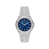 Michael Kors Women’s Quartz Silver Stainless Steel Navy Blue Dial 41mm Watch MK6990