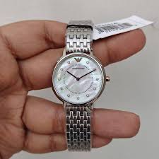 Emporio Armani Women's AR2511 Kappa Analog Display Analog Quartz Silver Watch