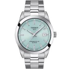 TISSOT GENTLEMAN POWERMATIC 80 SILICIUM Ice Blue T127.407.11.351.00 Hover Image