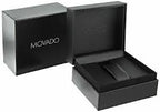 Movado Museum Black Leather Strap Black Dial Quartz Watch for Gents - Movado 0606502