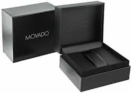 Movado Museum Black Leather Strap Black Dial Quartz Watch for Gents - Movado 0606502 Main Image