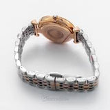 EMPORIO ARMANI Retro Two-Tone Stainless Steel White Dial Quartz Watch for Ladies - AR80035