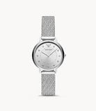 Emporio Armani Women’s Quartz Silver Stainless Steel Silver Dial 32mm Watch AR11128