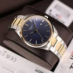 Tissot T-Classic Two-Tone Stainless Steel Blue Dial Quartz Watch for Gents - T150.410.22.041.00