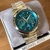 Michael Kors Women’s Quartz Stainless Steel Blue Dial 39mm Watch MK5815