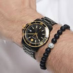 Movado 800 Series Black Stainless Steel Black Dial Quartz Watch for Gents - 2600162
