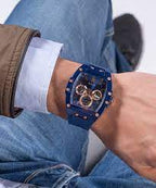 GUESS Analog Blue Dial Men's Watch-GW0203G7