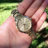 Burberry Gold Stainless Steel Gold Dial Quartz Watch for Ladies - BU10109