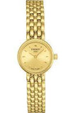 Tissot Lovely Gold Dial Gold Stainless Steel Strap Watch For Women - T058.009.33.021.00