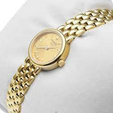 Tissot Lovely Gold Dial Gold Stainless Steel Strap Watch For Women - T058.009.33.021.00