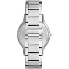 EMPORIO ARMANI Renato Silver Stainless Steel Blue Dial Quartz Watch for Gents - AR11182