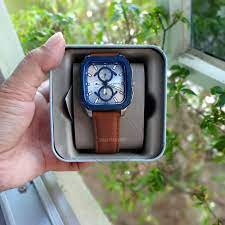 FOSSIL MULTIFUNCTION BROWN LEATHER WATCH BQ2658 Main Image