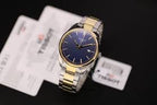 Tissot T-Classic Two-Tone Stainless Steel Blue Dial Quartz Watch for Gents - T150.410.22.041.00