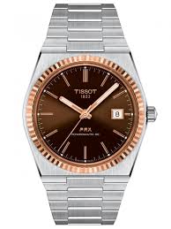 Tissot PRX Silver Stainless Steel Black Dial AutomaticWatch for Gents - T931.407.41.291.00 Hover Image
