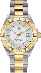Tag Heuer Aquaracer Men’s Quartz Swiss Made Two-tone Stainless Steel Grey Dial 41mm Watch WBD1120.BB0930