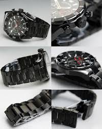 Emporio Armani Men’s Chronograph Stainless Steel Black Dial 44mm Watch AR5931