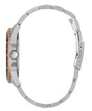 Guess Men’s Quartz Two Tone Stainless Steel Blue Dial 46mm Watch W0797G1