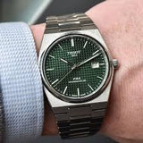 Tissot PRX Powermatic 80 Silver Stainless Steel Green Dial Automatic Watch for Gents - T137.407.11.091.00