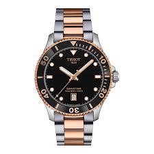 Tissot Seastar 1000 Quartz Black Dial Stainless Steel Men's Watch T120.410.22.051.01 Hover Image